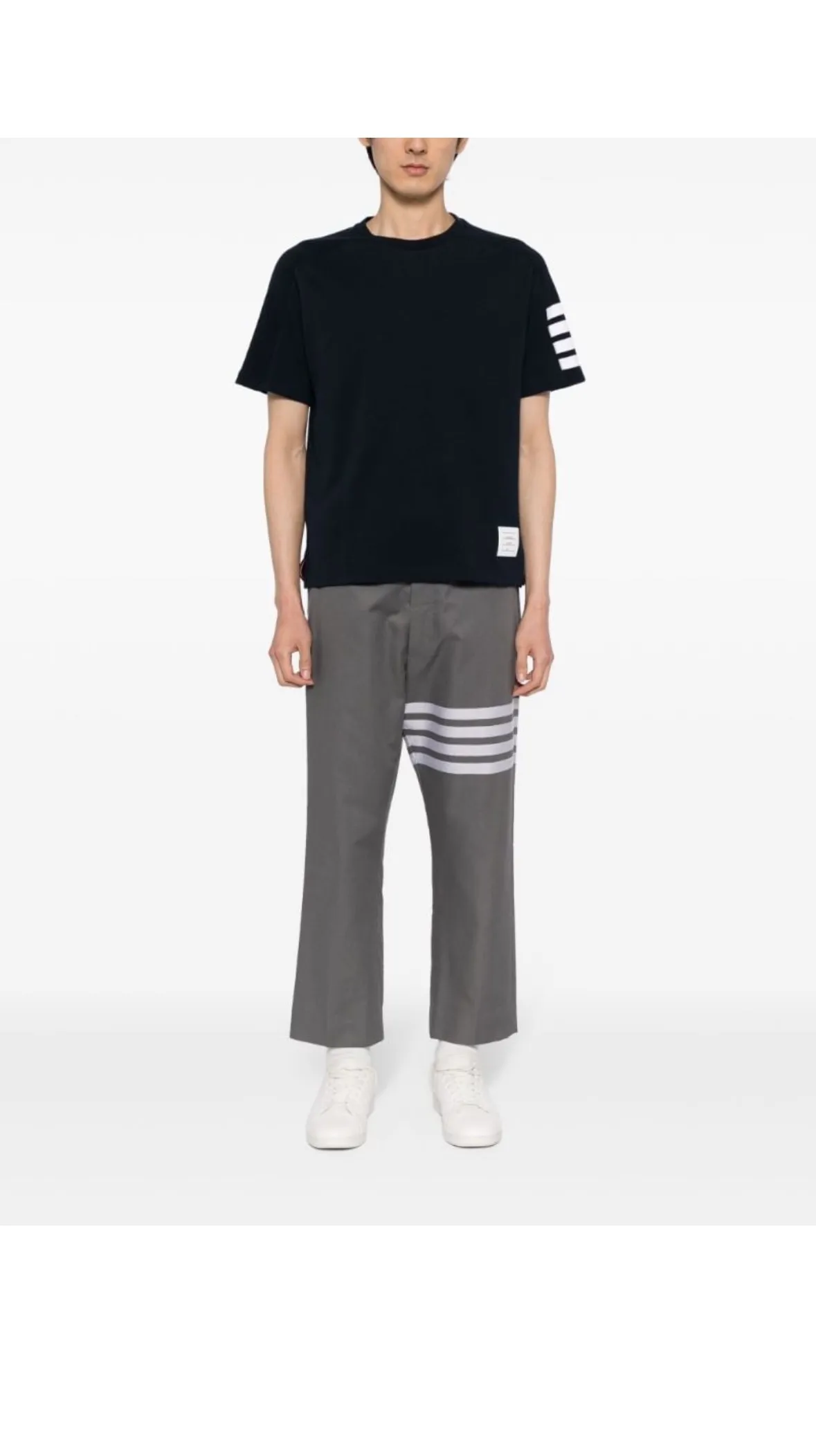 ：T 11（TB T ） THOM BROWNE TB 230 T 230 Authentic Factory Quality Same Style + Authentic Size：0/1/2/3/4 ：White/Black/Navy Blue/Gray